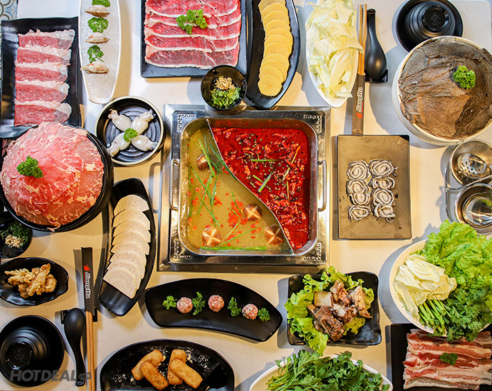 Buffet Lẩu Ếch Jiang Hu Heroes’ Hotpot Với Hơn 70 Món Nhúng Và 3 Vị